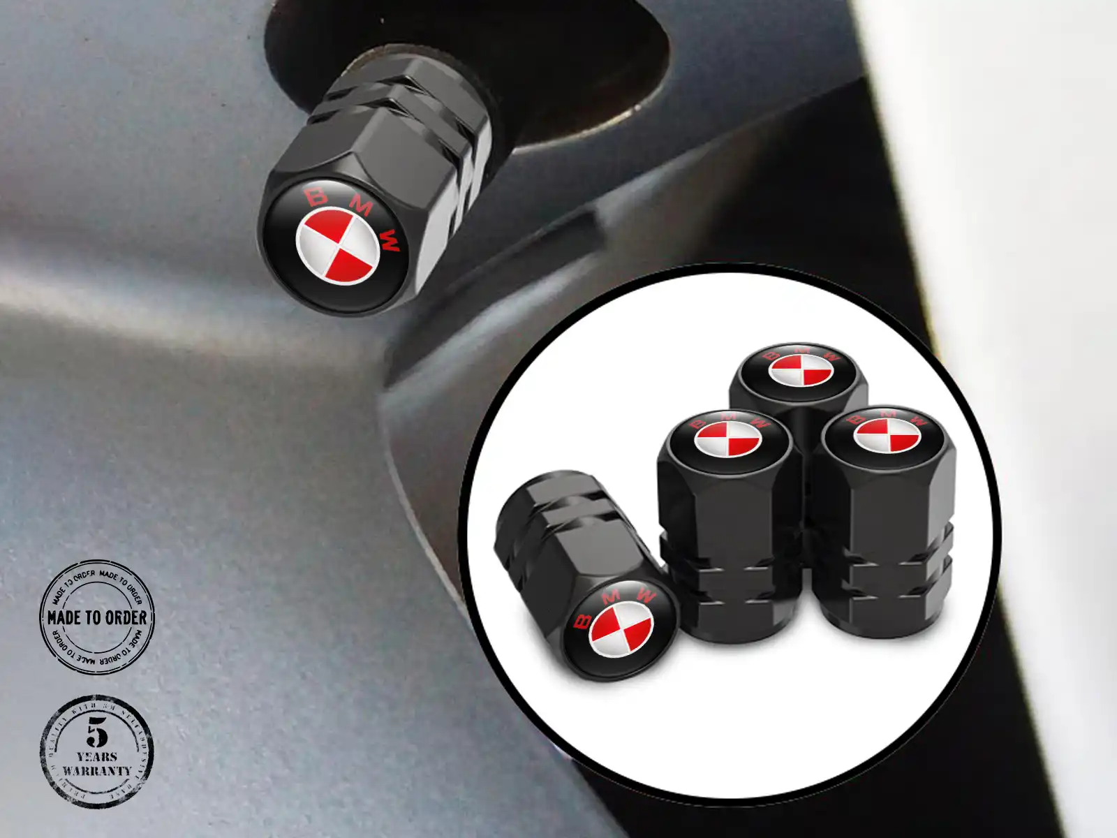 BMW Tapones De Válvula Auto Ajuste Universal